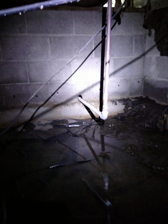 Some extreme leaks underground require extreme measures. Sometimes it\'s easier and less expensive to lay out new underground PEX from the street to the crawlspace. 