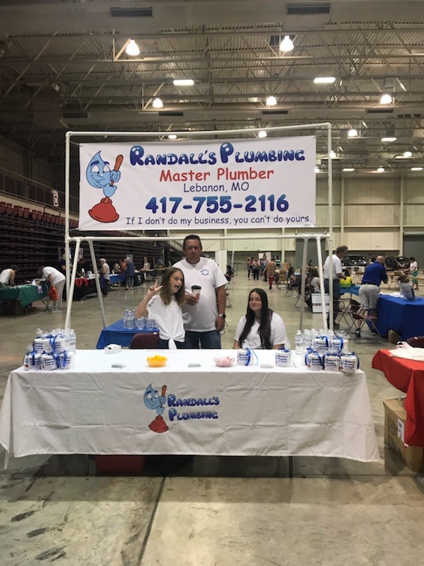 Booth at Cowan Center Trade Show in Lebanon, MO