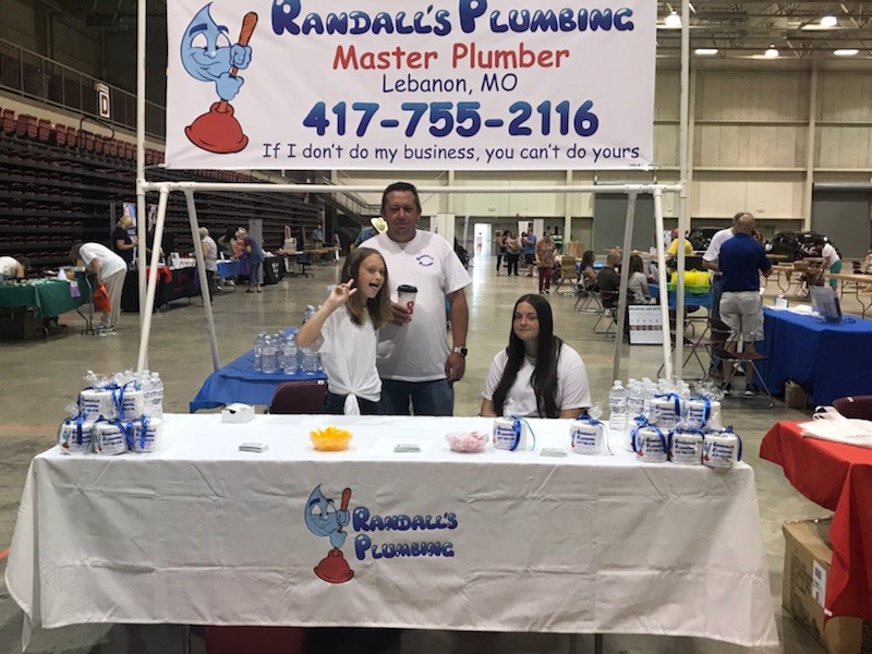 Booth at Cowan Center Trade Show in Lebanon, MO