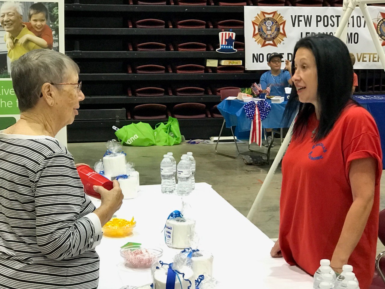 Booth at Cowan Center Trade Show in Lebanon, MO