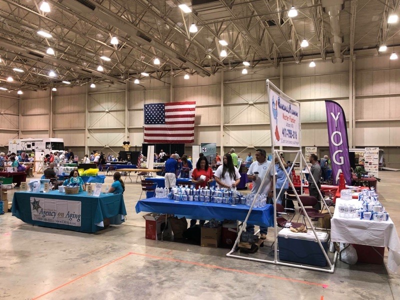 Booth at Cowan Center Trade Show in Lebanon, MO