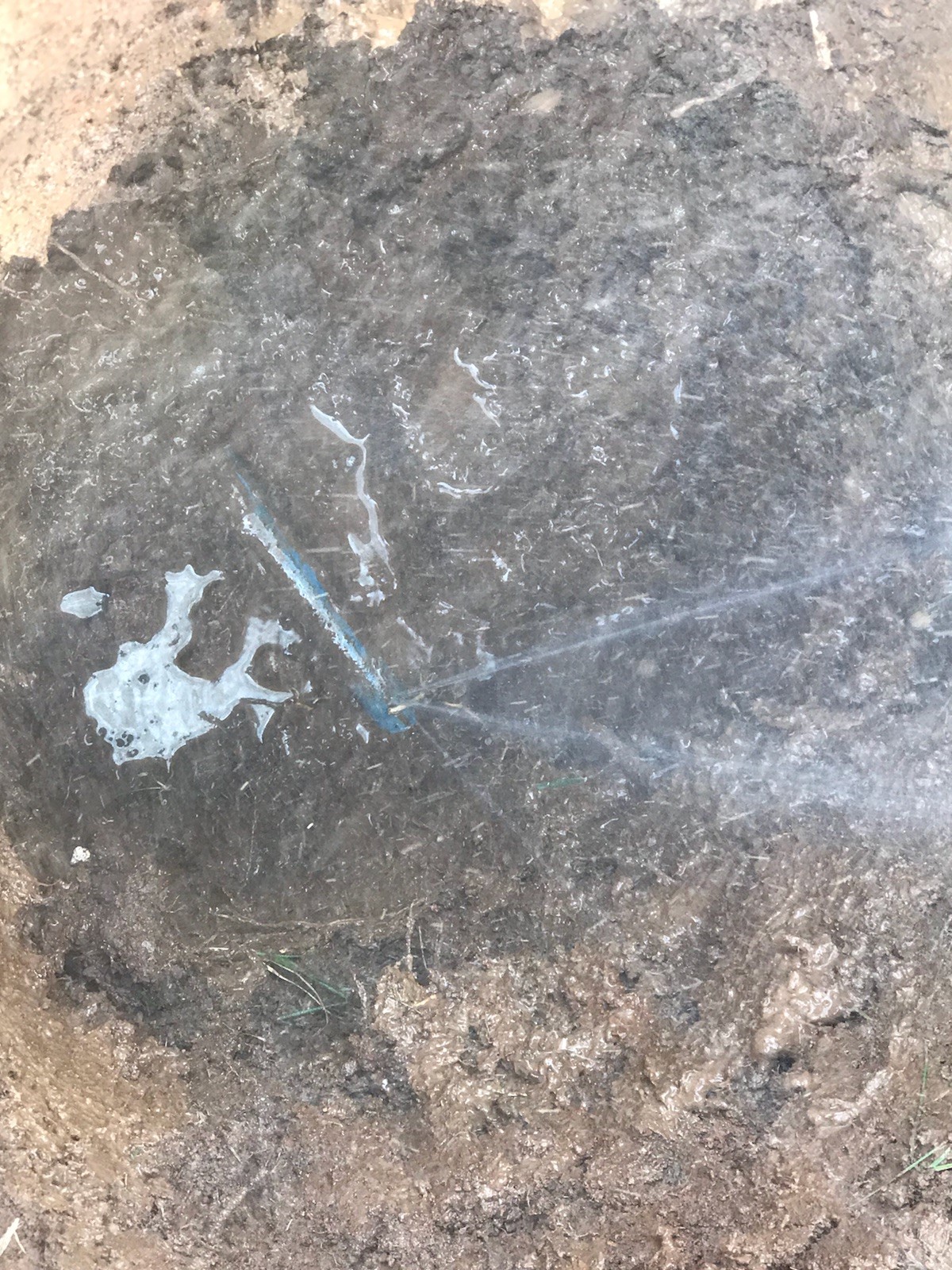 Before - Repairing Main Water Line in Springfield, MO