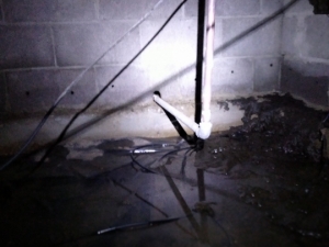 Some extreme leaks underground require extreme measures. Sometimes it's easier and less expensive to lay out new underground PEX from the street to the crawlspace. 