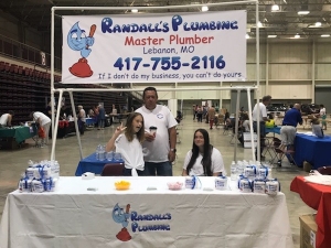 Booth at Cowan Center Trade Show in Lebanon, MO