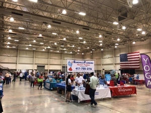 Booth at Cowan Center Trade Show in Lebanon, MO